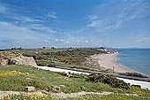 Selinunte Marinella coastline seen from the Acropolis.  